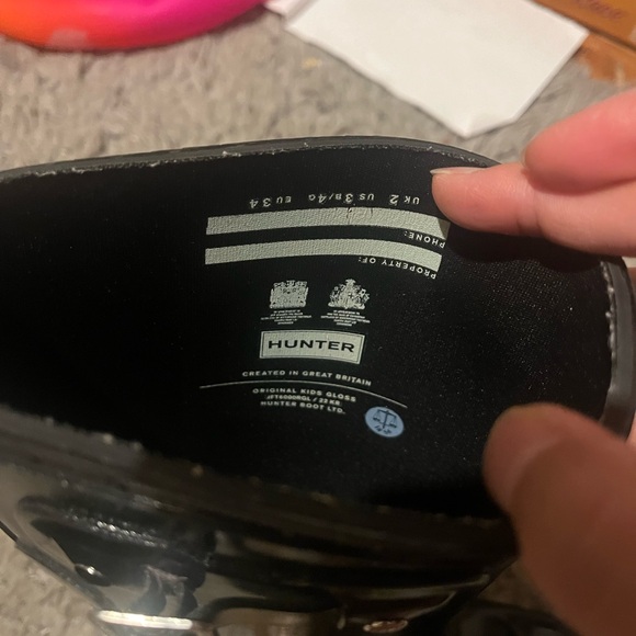 Hunter boots 3B/4G, euro 34 - Picture 6 of 7